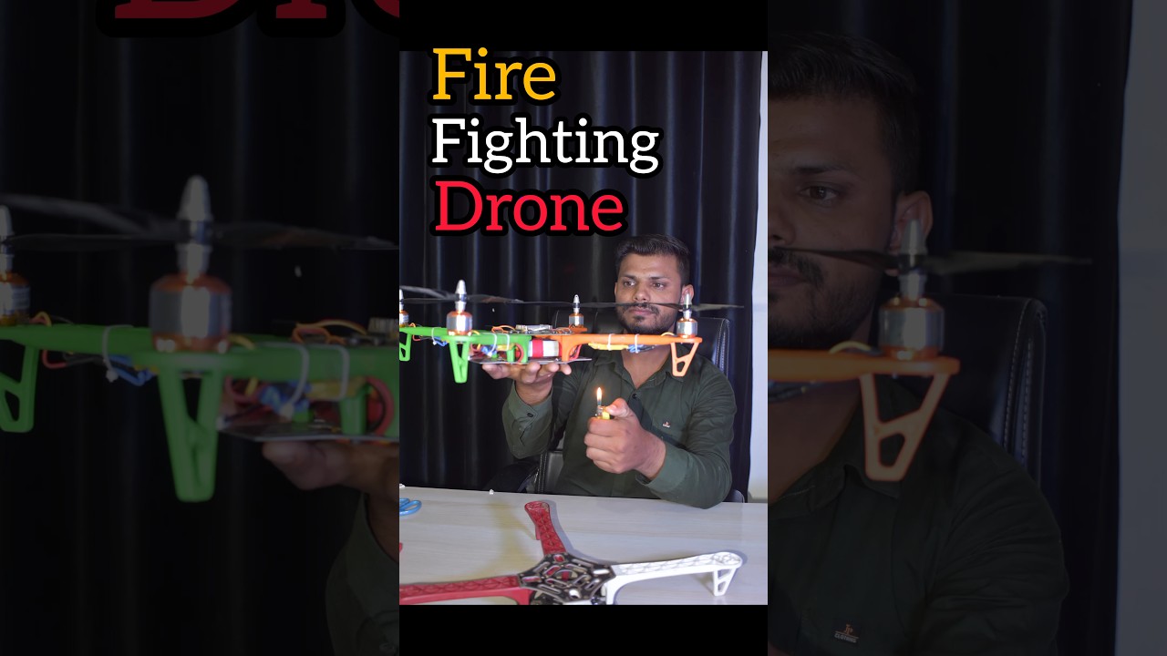 Fire Fighting Drone, New Science Project #shorts #science #technology #trending